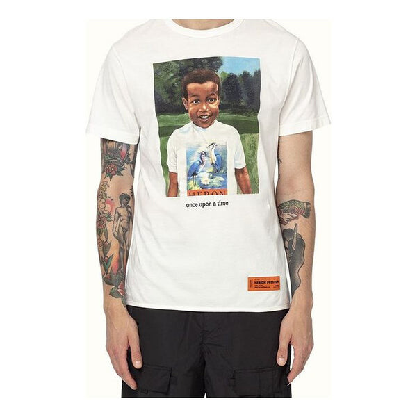 

Футболка little boy printing short sleeve white Heron Preston, белый