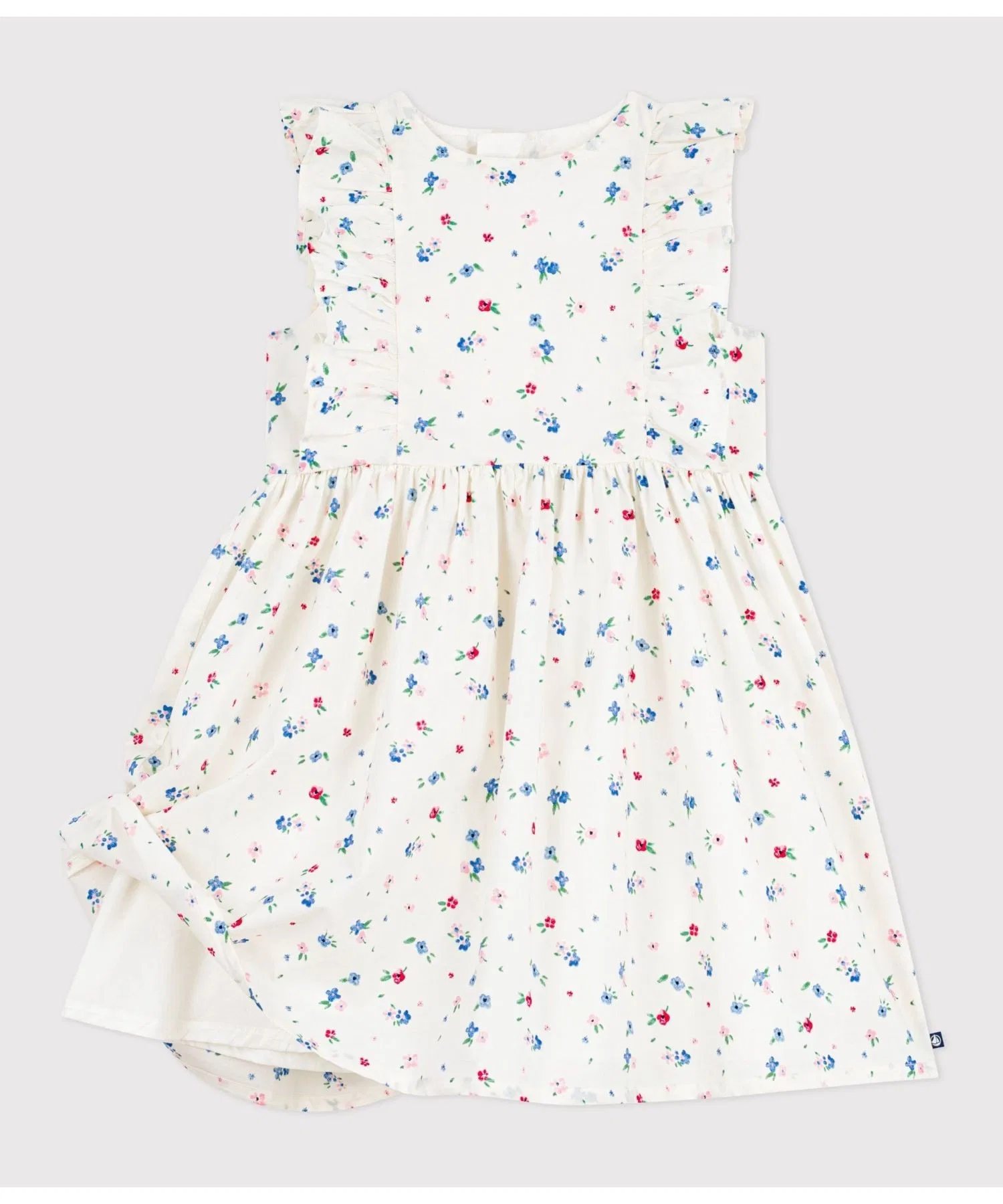 Детское платье PETIT BATEAU с цветочным принтом — фото 2