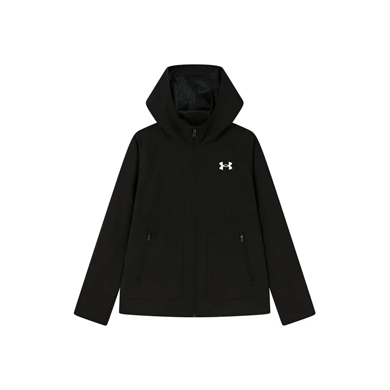 Куртка с капюшоном для школьников Under Armour, светло-бирюзовый — фото 3