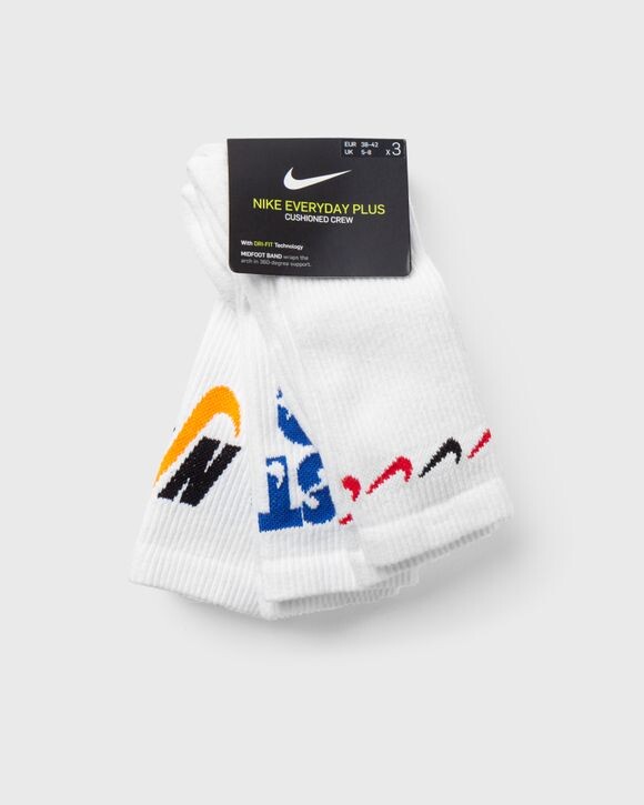 

Носки Nike Everyday Plus Cushioned Crew Socks (3 Pairs), разноцветный