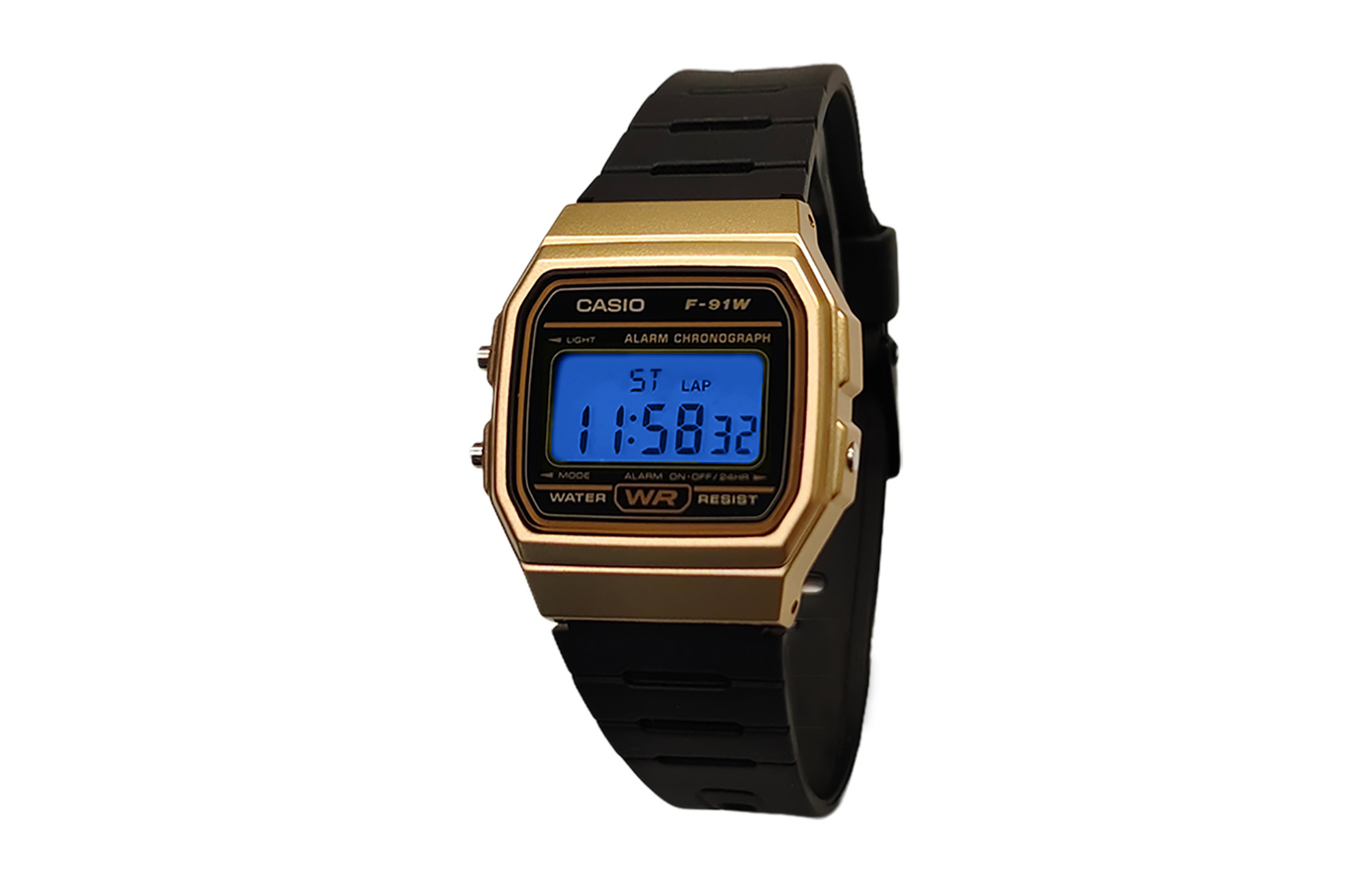 

CASIO Часы Retrofit Series Quartz Movement Resin Strap Watch Men's Watch Black Dial, Black Dial with Blue Bezel