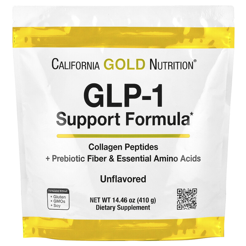 

[T] California Gold Nutrition, добавка для поддержания уровня ГПП-1 с пептидами гидролизованного морского коллагена, смесью пребиотической клетковины, устойчивой к расщеплению, и смесью незаменимых аминокислот, обогащённой лейцином, с нейтральны...