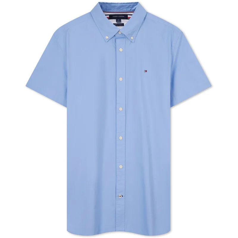 Рубашка мужская с острым воротником Tommy Hilfiger, Sky Blue GU1