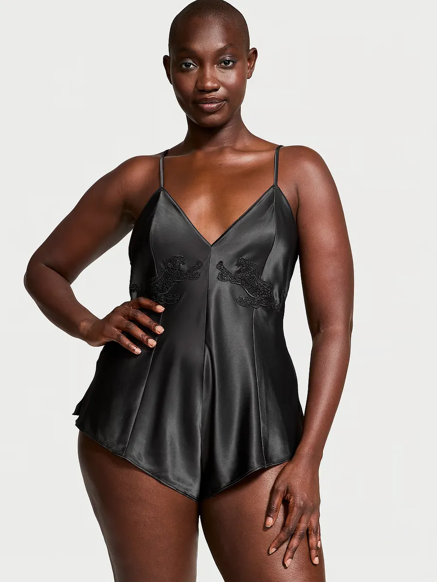 

Атласный комбинезон Jaguar Victoria'S Secret, черный
