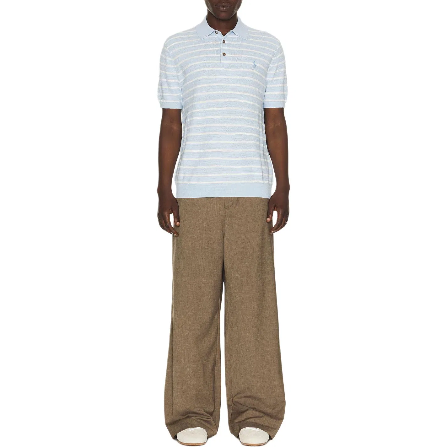 Поло SS26 Classic Version мужское Polo Ralph Lauren, Light Blue — фото 3