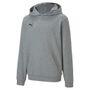 Детская толстовка с капюшоном PUMA teamGOAL 23 Casuals, цвет: серый, 656711 — фото 3