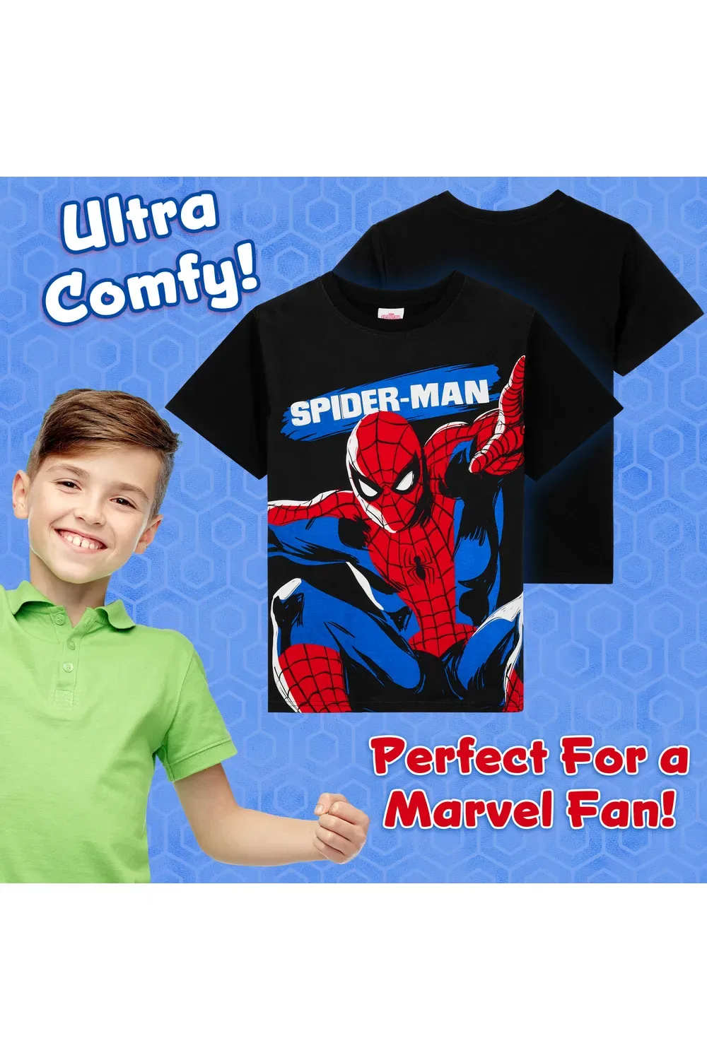 Пижама Spiderman для мальчиков Marvel, мультиколор — фото 3