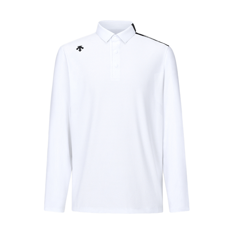 

Длинный рукав поло мужская DESCENTE, белый