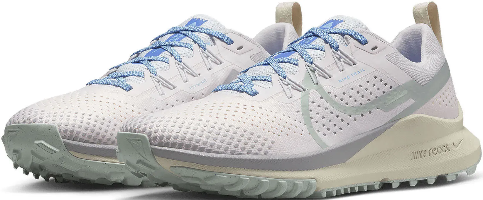 

Кроссовки Nike "React Pegasus Trail 4", цвет Pearl-Pink-Wolf-Grey-Football-Grey