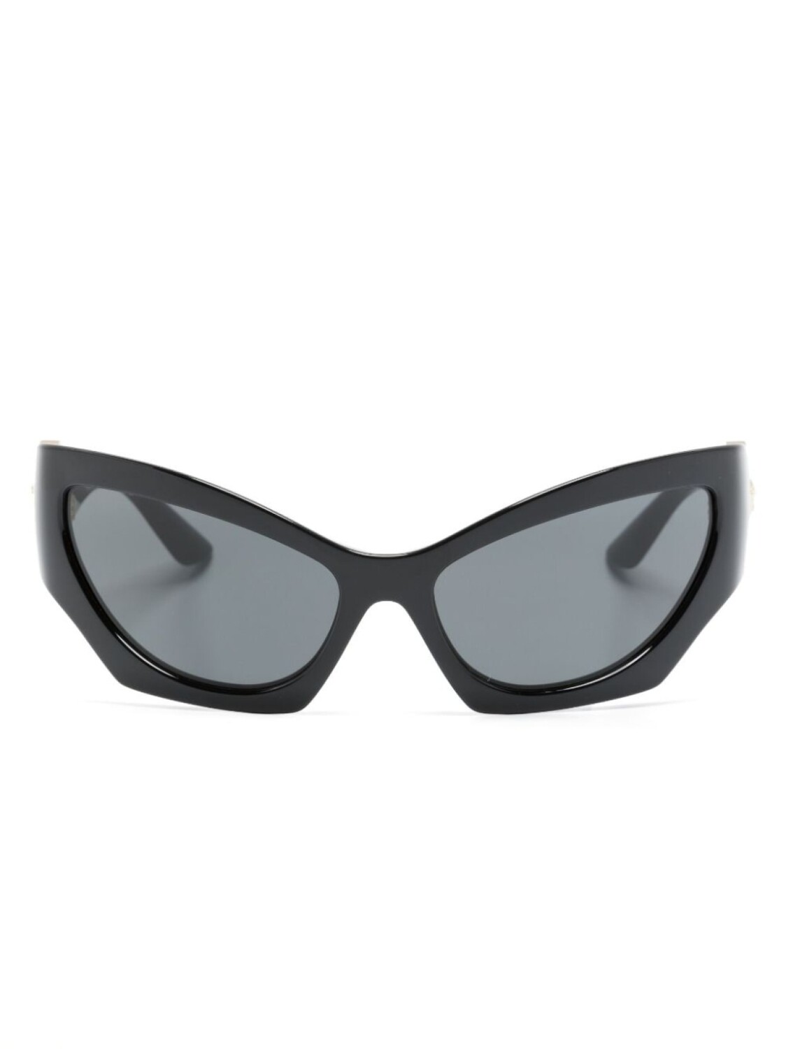 

Versace Eyewear солнцезащитные очки с декором Medusa, черный