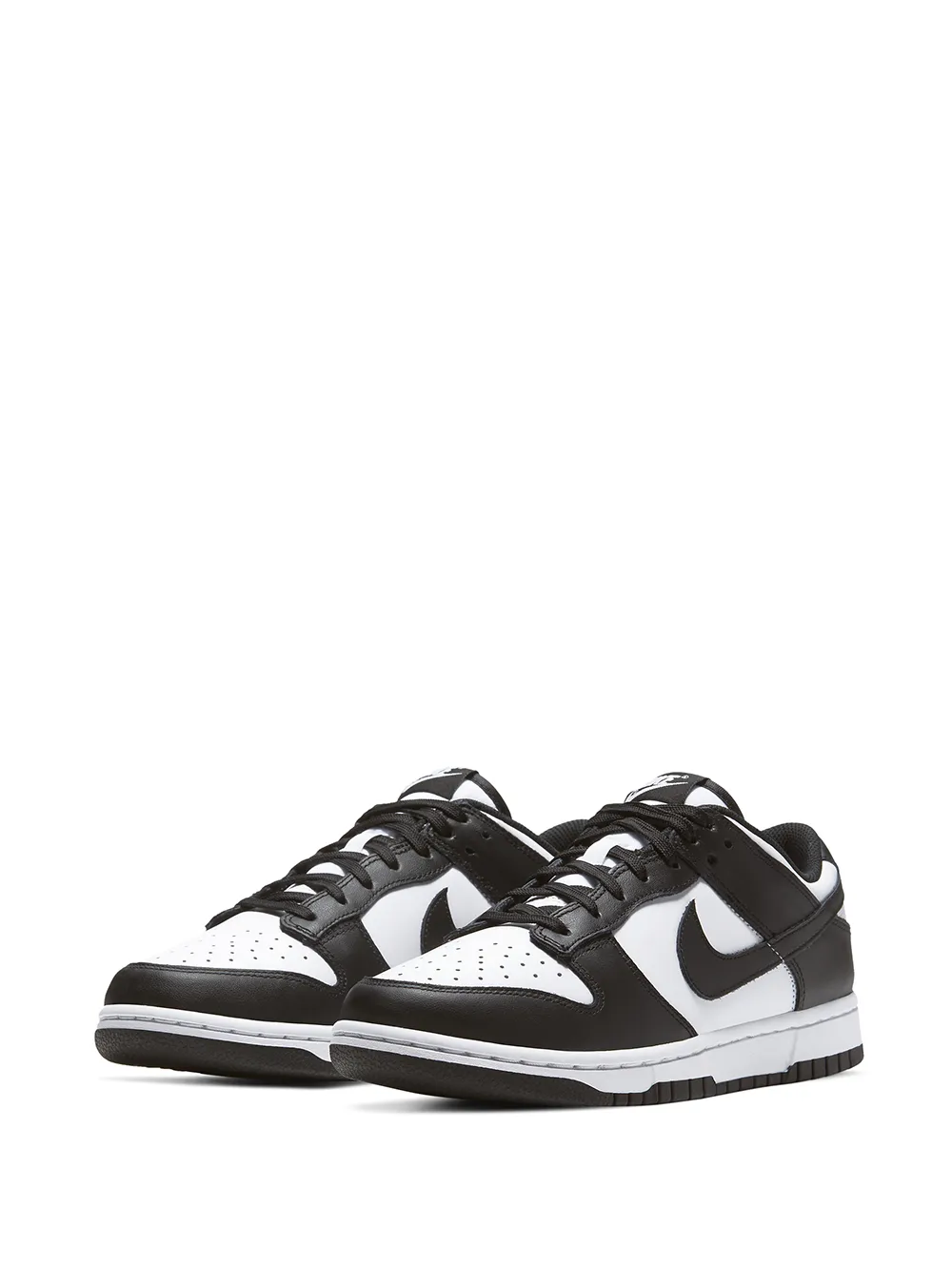 Кроссовки Dunk Low WMNS Black/White Nike, белый — фото 2