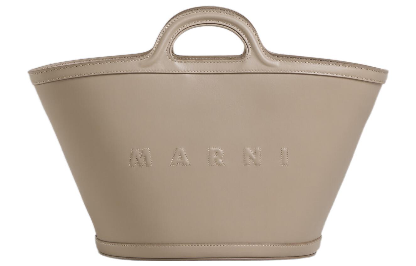 

Сумка MARNI с верхней ручкой и тисненым логотипом