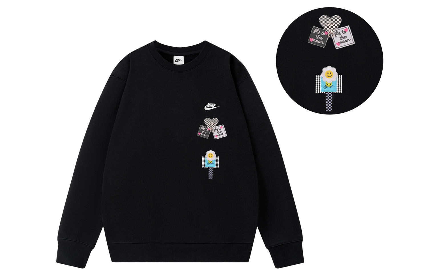 

Nike Свитшот унисекс черный