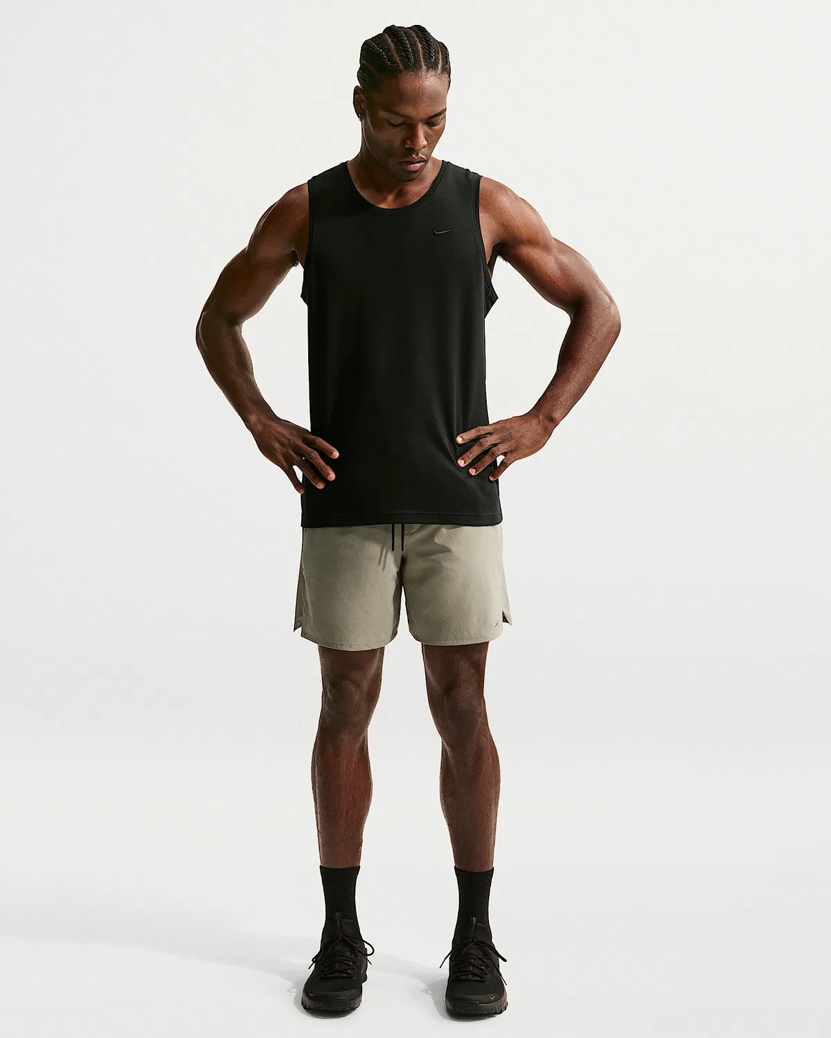 Мужские шорты Nike Unlimited Dri-FIT 7" Unlined Versatile, Light Army/Black/Light Army