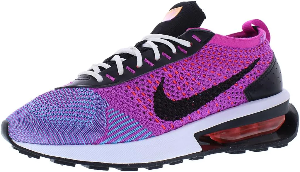 Мужские кроссовки Nike Air Max Flyknit Racer, черный/розовый