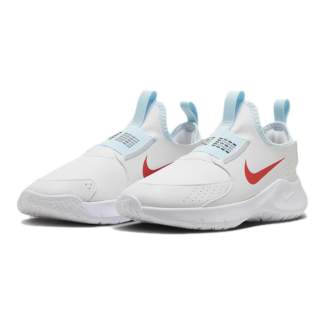 Кроссовки для бега низкие Flex Runner детские Nike, Белый/Белый/Ледниково-синий/Светло-красный — фото 3