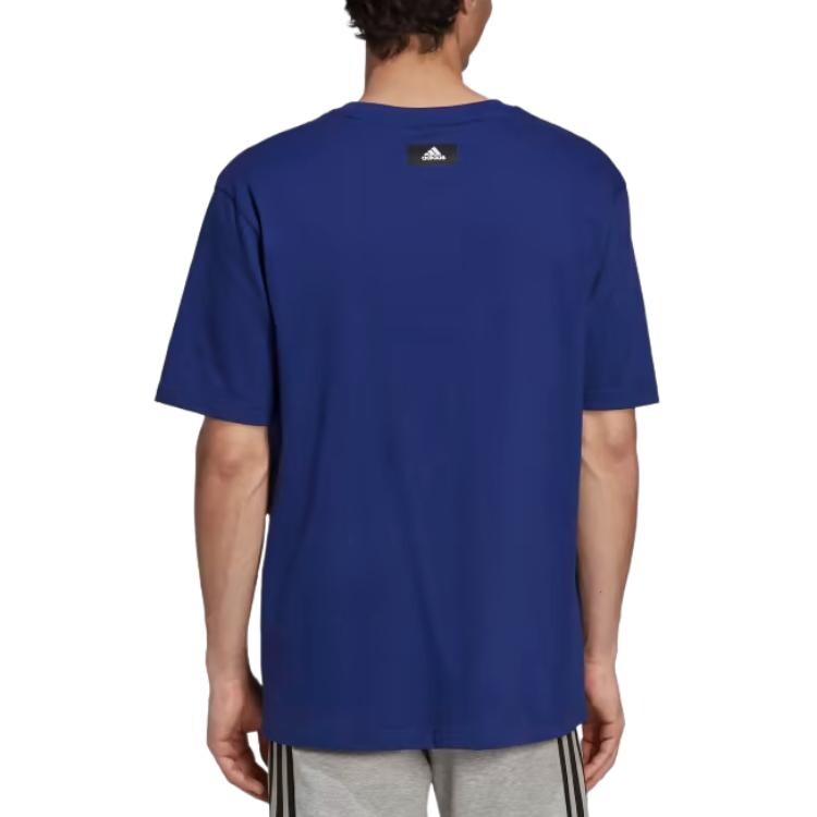 Спортивная футболка мужская Victory Blue Adidas, синий — фото 3