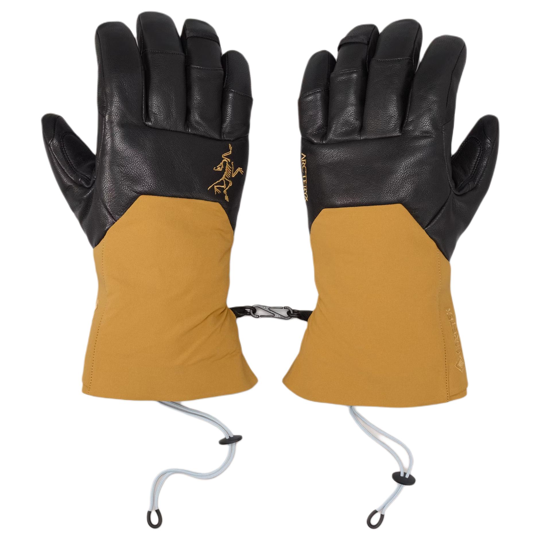 

Arcteryx Перчатки спортивные из козьей кожи унисекс yellow, Желтый, Arcteryx Перчатки спортивные из козьей кожи унисекс yellow