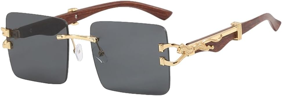 

Женские солнцезащитные очки без оправы квадратной формы, модные популярные солнцезащитные очки без оправы, мужские градиентные солнцезащитные очки для путешествий, SUN331 Generic, Gray Gray