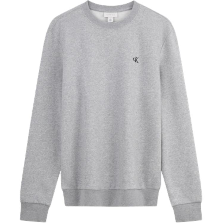 Толстовка CALVIN KLEIN мужская кокосово-серого цвета — фото 2