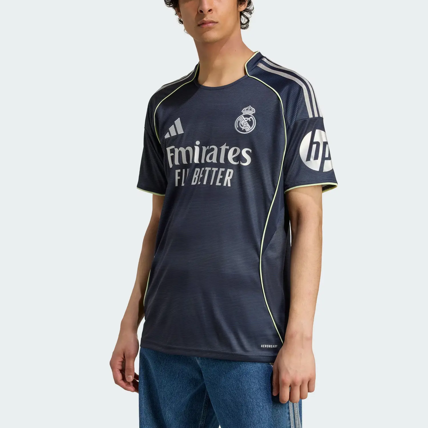 Футболка Real Madrid 25/26 Away с доставкой для участников AdiClub Adidas, Legend Ink — фото 3