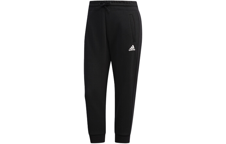 

Трикотажные спортивные штаны женские черные Adidas