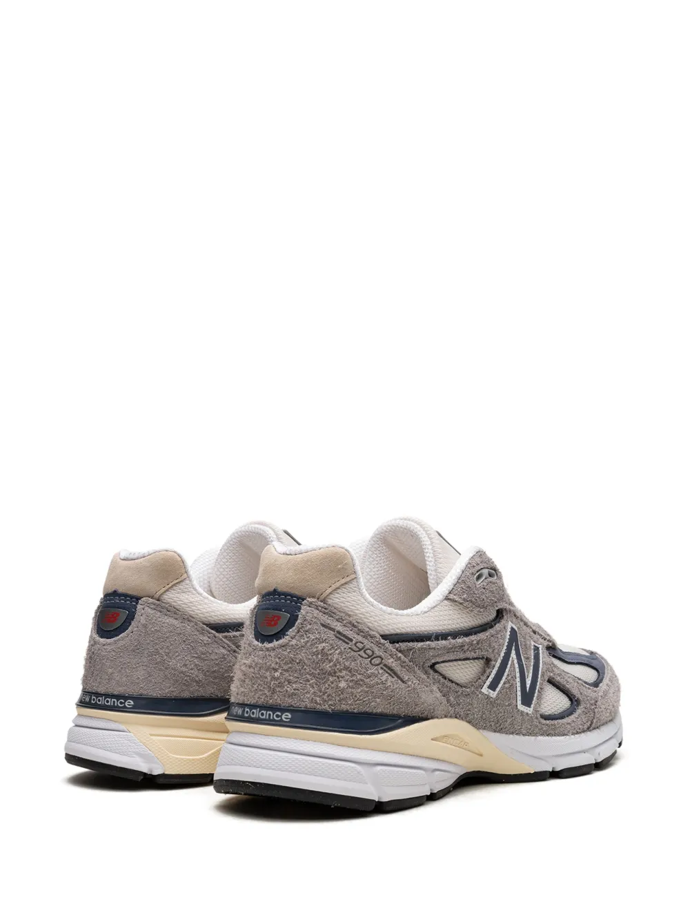 Кроссовки 990v4 «Сделано в США — серые/темно-синие» NEW BALANCE, серый — фото 3