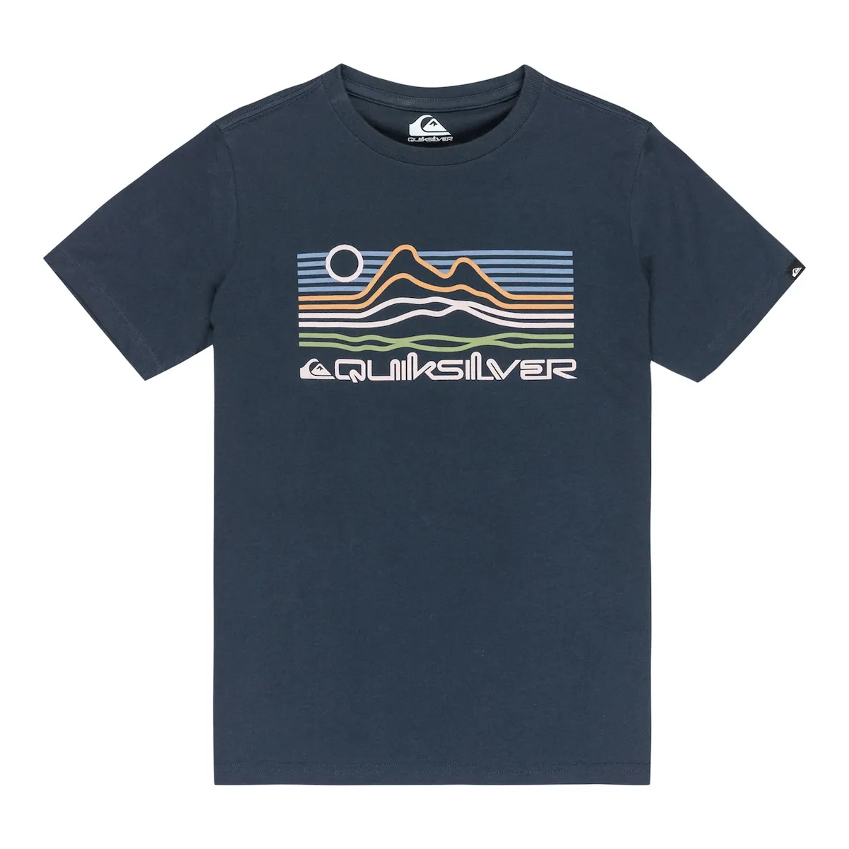 

Детская футболка Ev Light Waves Quiksilver, синий