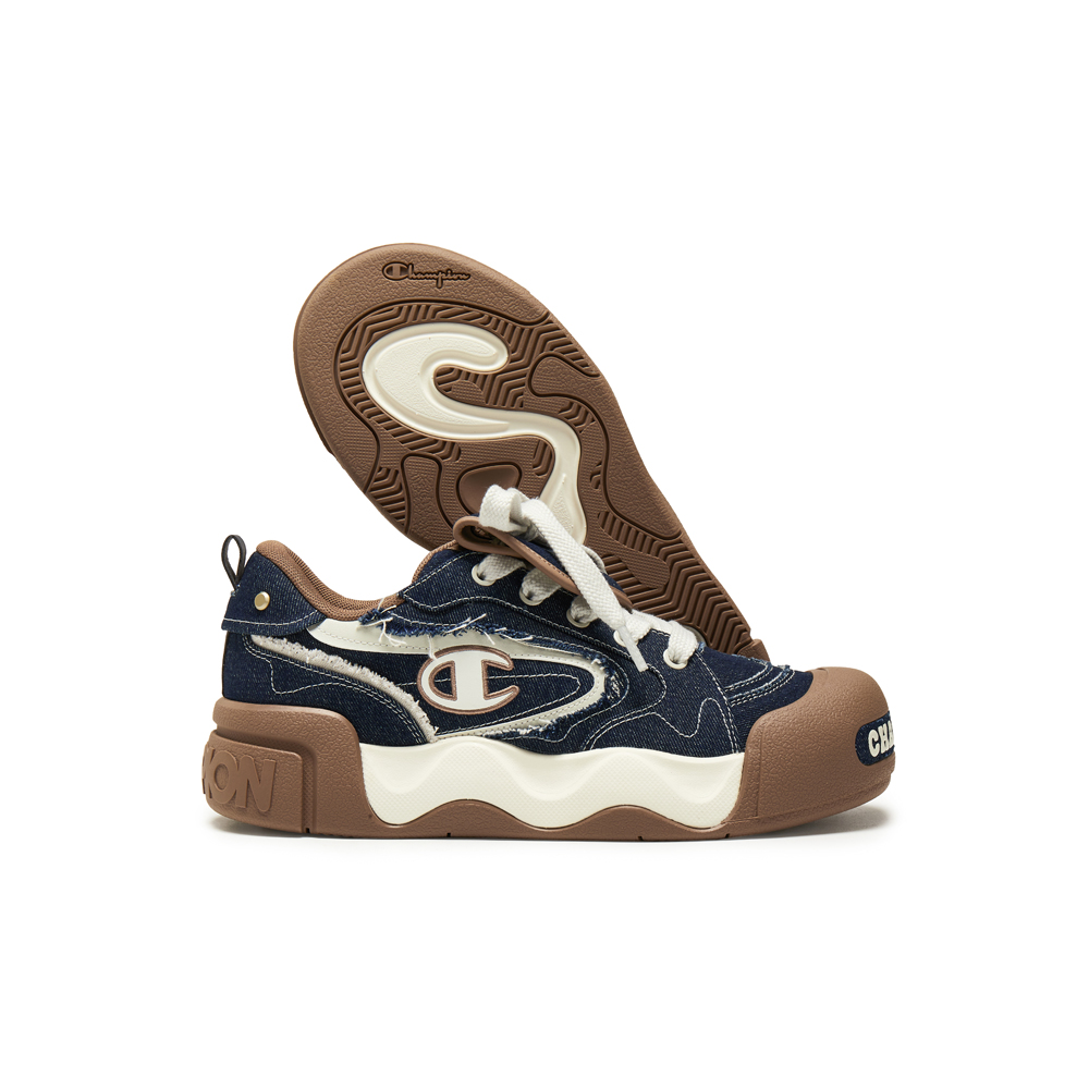 Champion Low top Casual Shoes мужские Junke Blue/Silver Birch Gray — фото 3