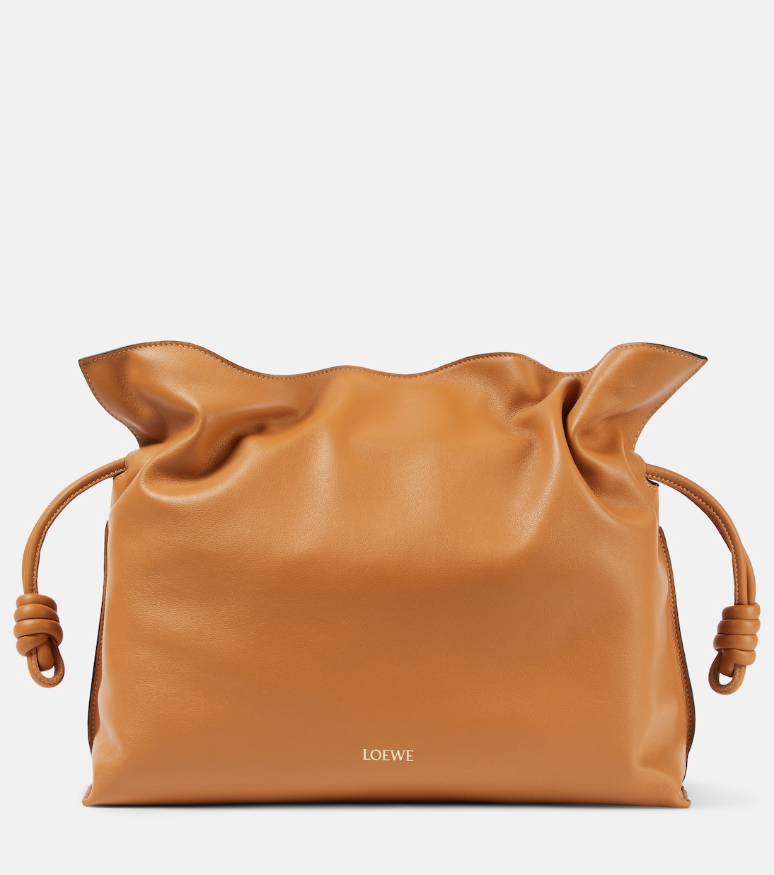 

Фламенко большая кожаная клатч Loewe, Warm Desert