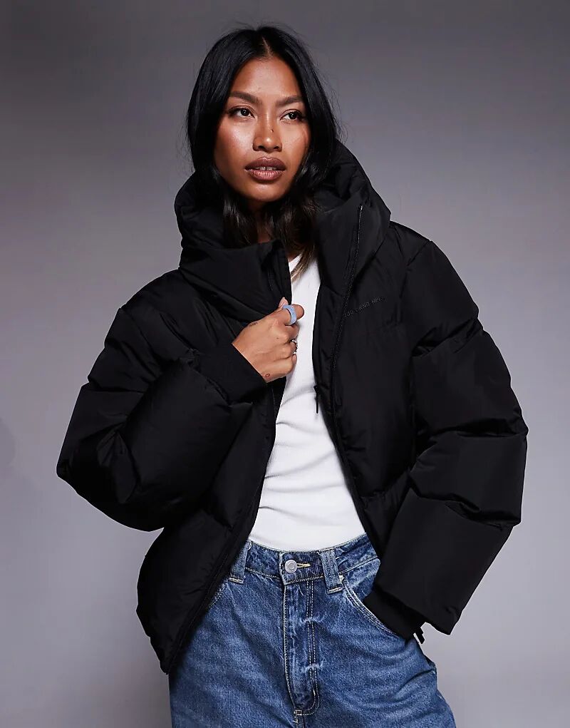 

Пуховик Good For Nothing с капюшоном черного цвета