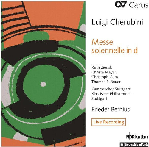 

CD диск Cherubini / Kammerchor Stuttgart / Bernius: Messe Solennelle in D