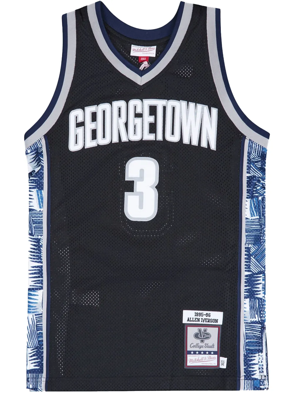 

Топ 1995/96 Allen Iverson Georgetown Hoyas Authentic Mitchell & Ness, черный