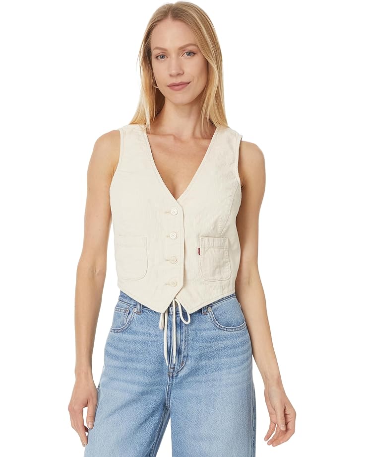 

Утепленный жилет Levi's Premium Tailored Vest, цвет White Swan