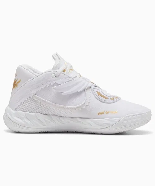 Мужские кроссовки PUMA MB.05 Mist для баскетбола белые — фото 4