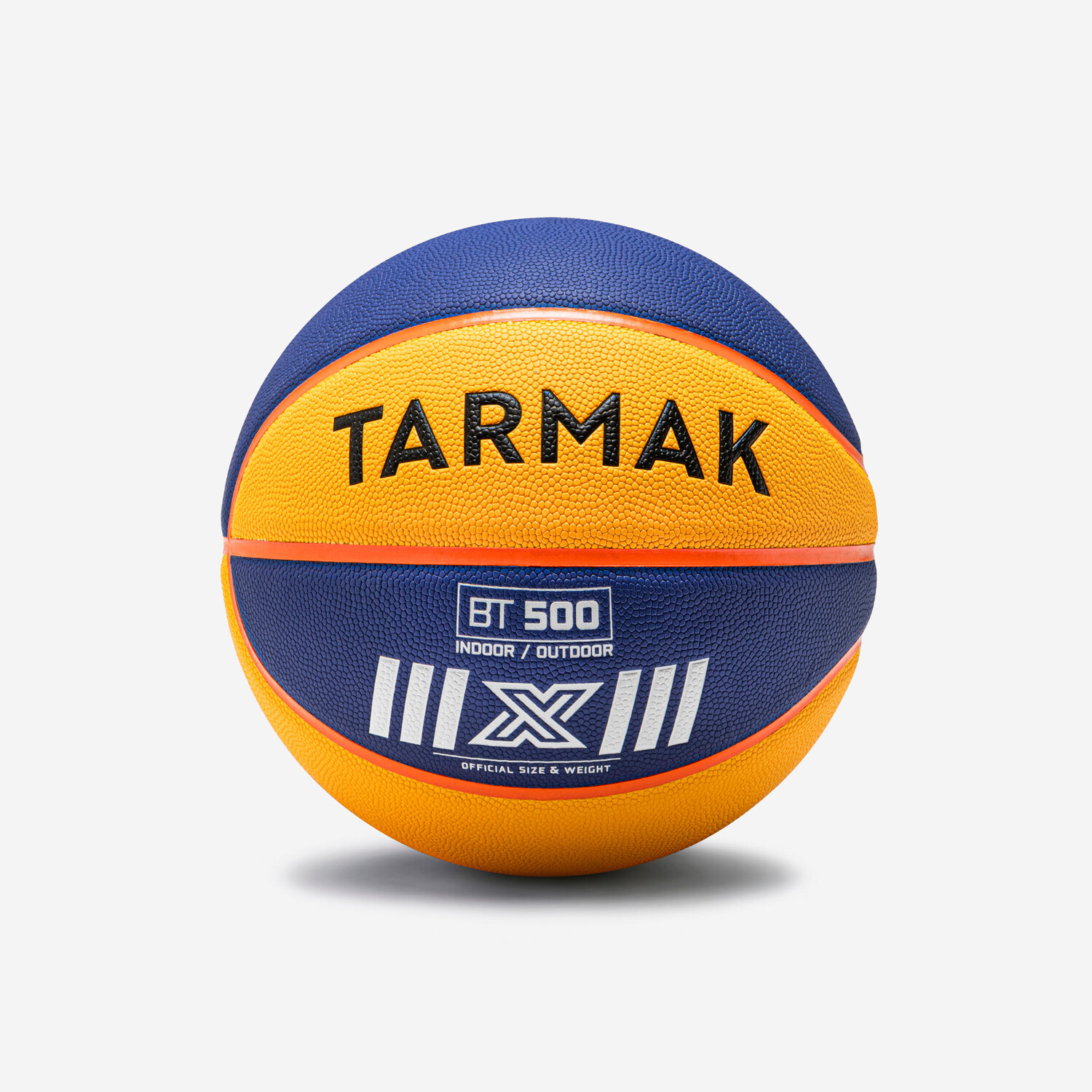 

Баскетбольный мяч 3x3, размер 6 BT 500 - синий/желтый Tarmak