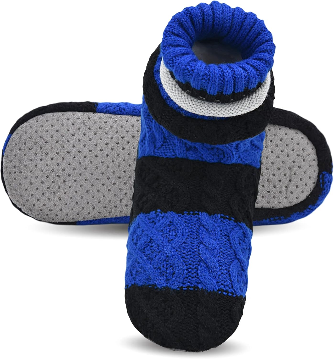 

Мужские тапочки-носки Keyela, мягкие, уютные, толстые, для дома с противоскользящей подошвой, Royal Bb Fanbian