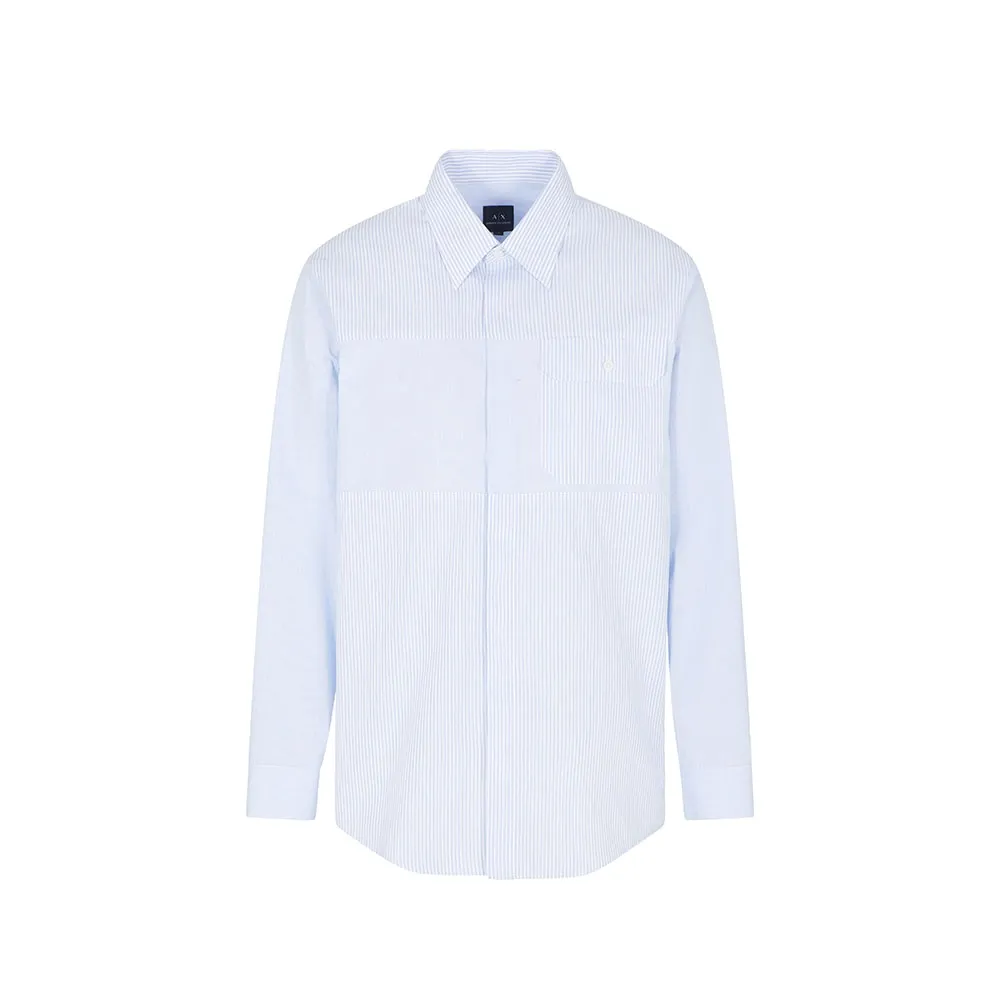 

Рубашка с длинным рукавом Armani Exchange XM001152_AF16703, синий