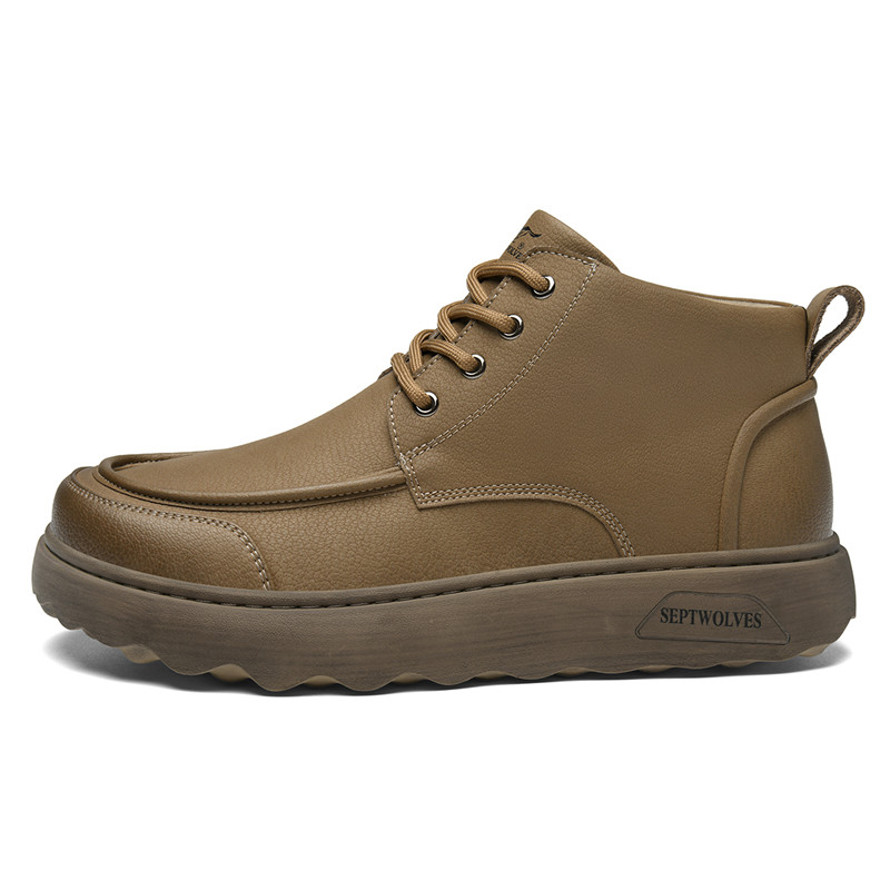 

Короткие мужские ботинки Martin SEPTWOLVES, Yellow Brown (Standard Leather Shoe Size)