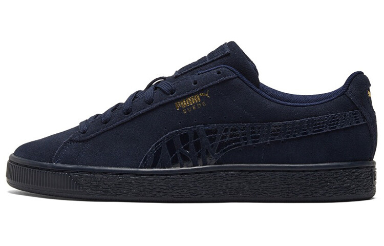 Кроссовки PUMA Suede Mono Deboss 'Dark Blue Black'