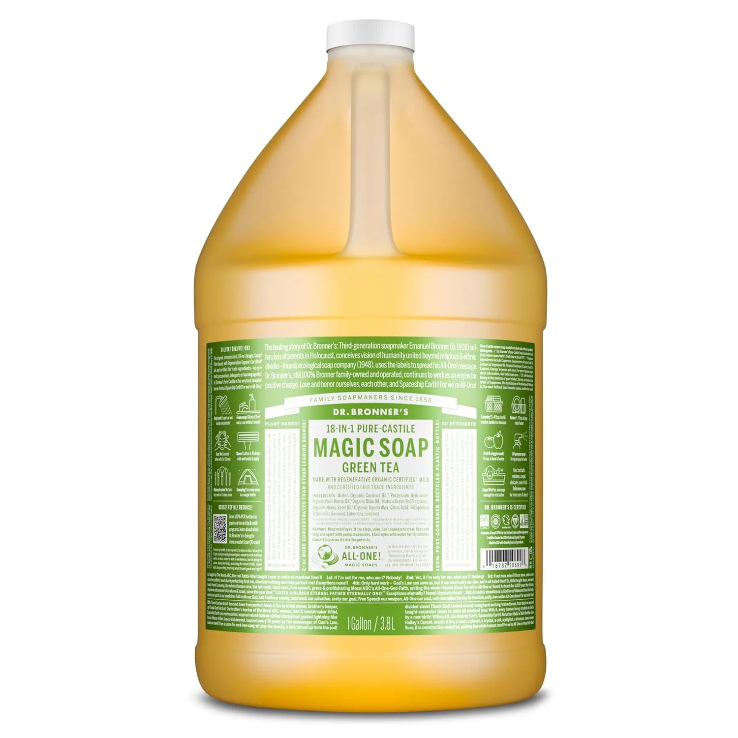Натуральное жидкое мыло «Green Tea» от Dr. Bronners Dr. Bronner'S