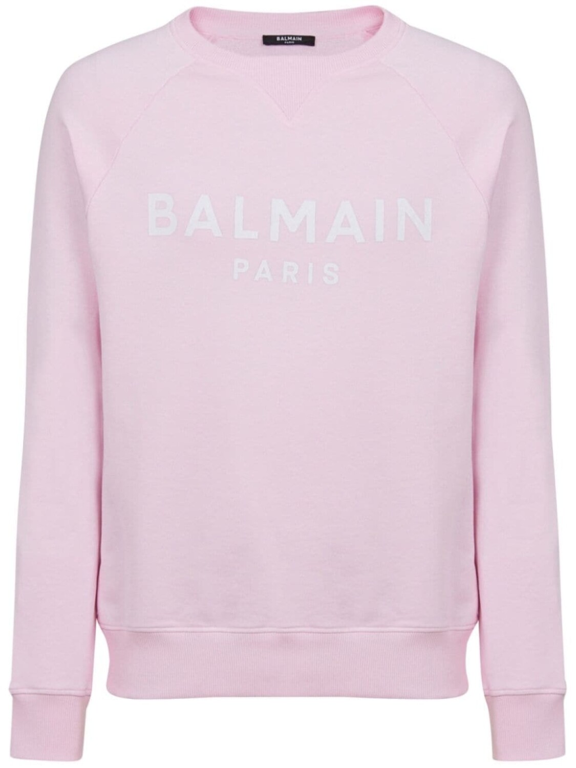 

Balmain свитшот из хлопка с принтом логотипа Paris, розовый