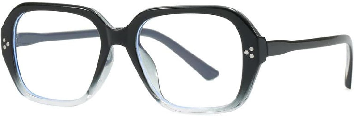 

Классические большие солнцезащитные очки для мужчин, модные зеркальные черные солнцезащитные очки унисекс в винтажном стиле для вождения, защита от УФ-излучения UV400 TKKTLLT, Black Clear White