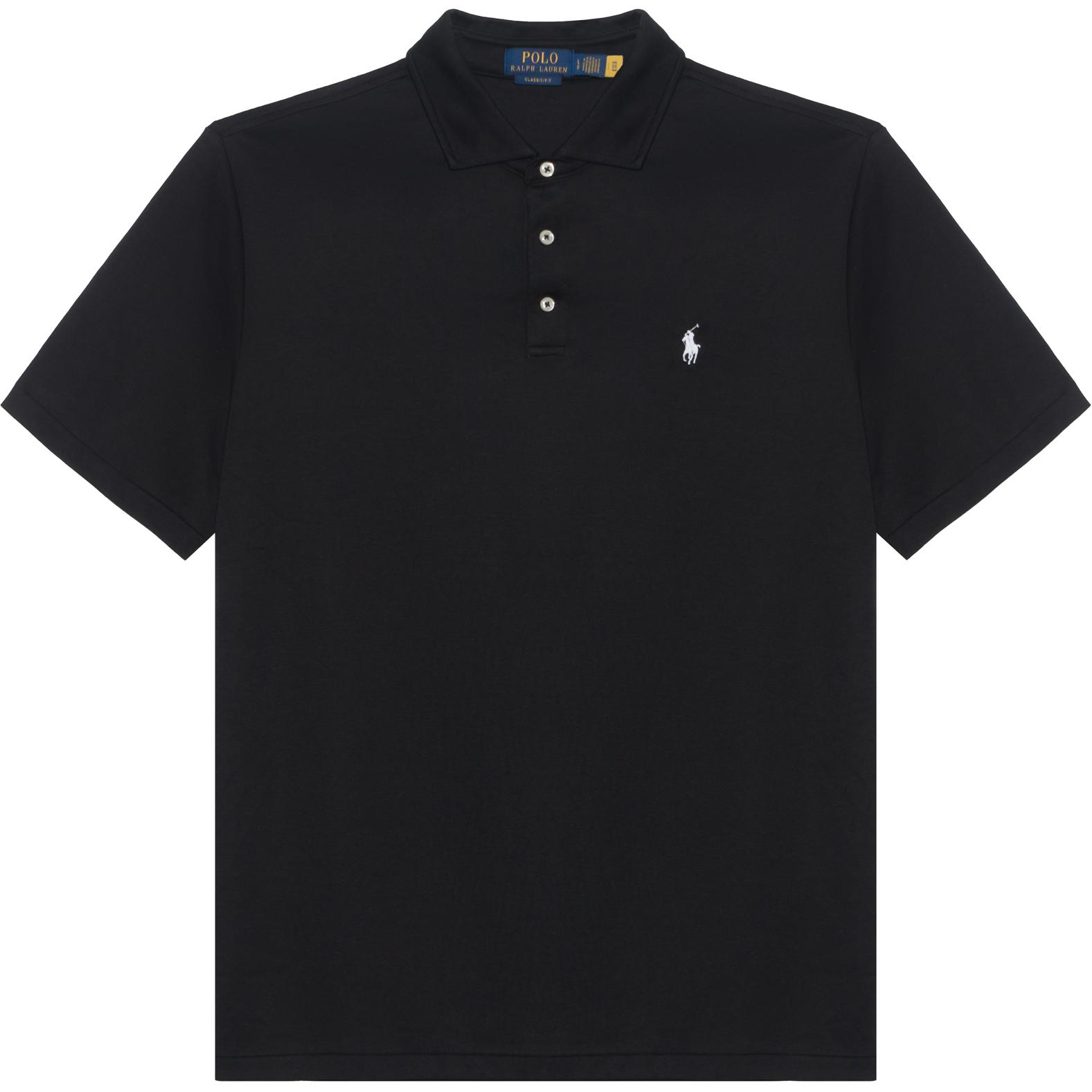 

Футболка поло мужская черная Polo Ralph Lauren