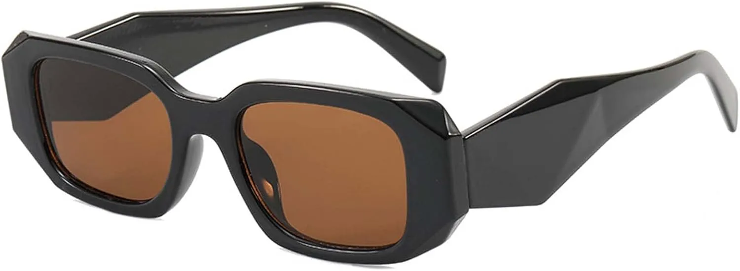 

Квадратные солнцезащитные очки 2026 для мужчин и женщин, для отдыха на природе, пляжа и в качестве декоративного элемента (Цвет: A, Размер: Средний) MTZJH, B