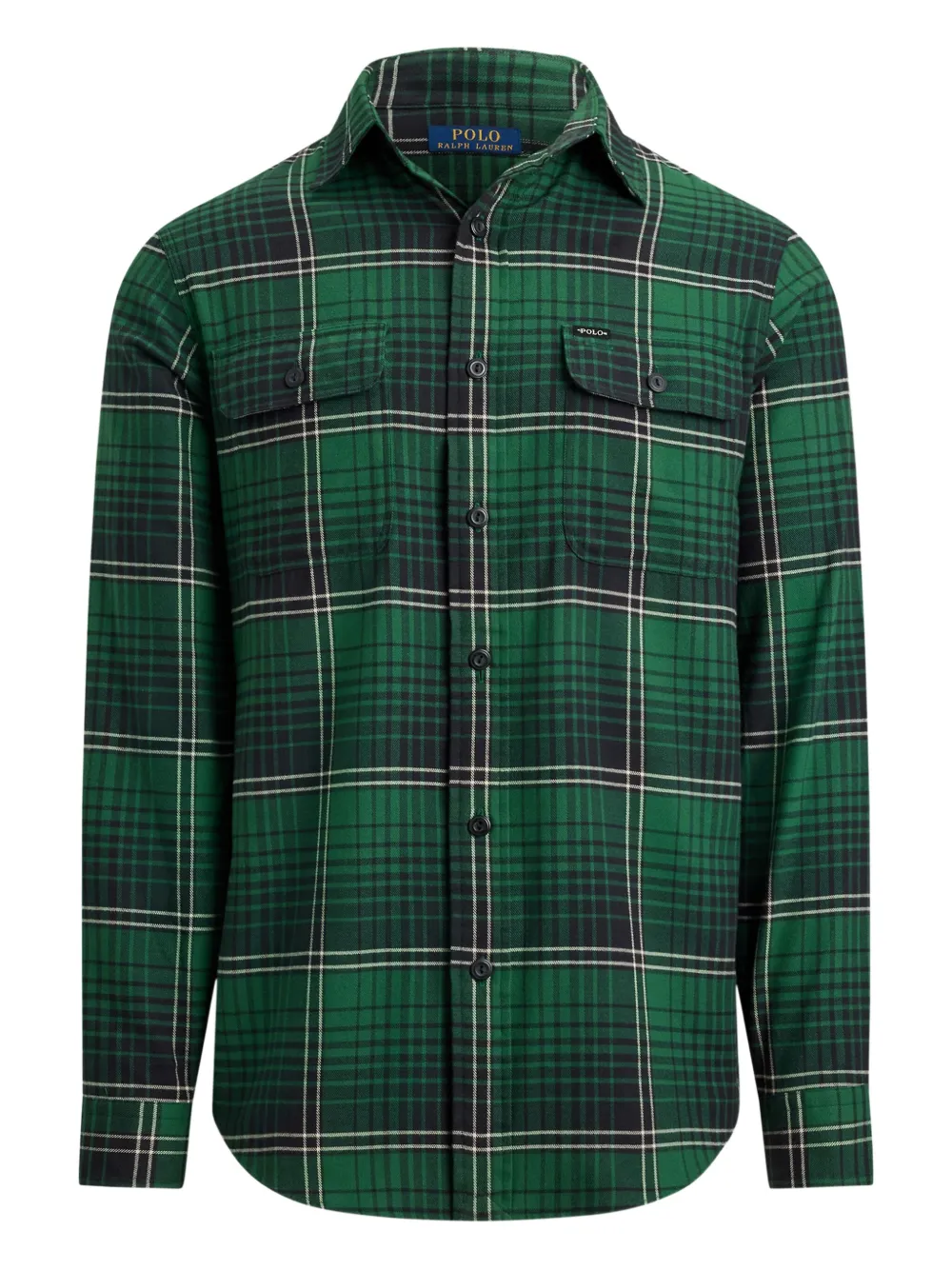 

Твиловая рубашка в клетку POLO RALPH LAUREN, зеленый