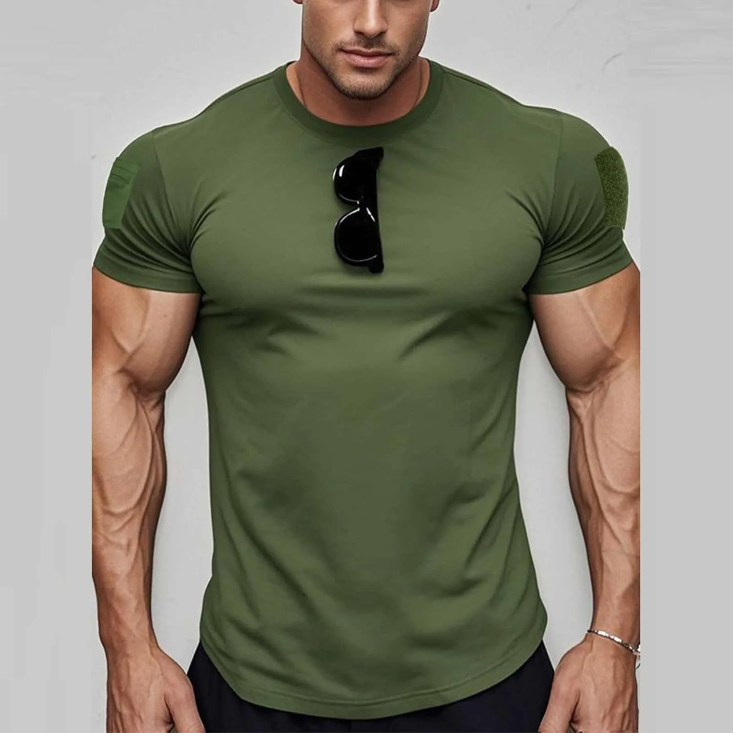 Мужская футболка Tactical летняя с коротким рукавом — фото 2