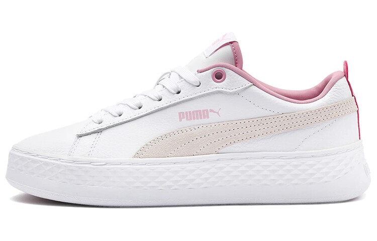 Кроссовки Puma Women's Smash Platform Low 'White Pale Pink'