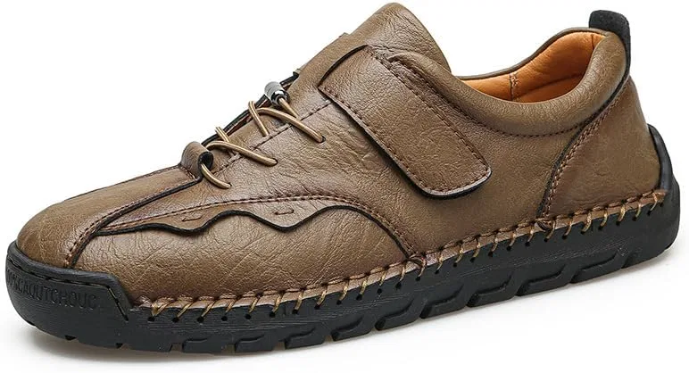 Мокасины из натуральной кожи на толстой подошве, Khaki Cibenf — фото 4