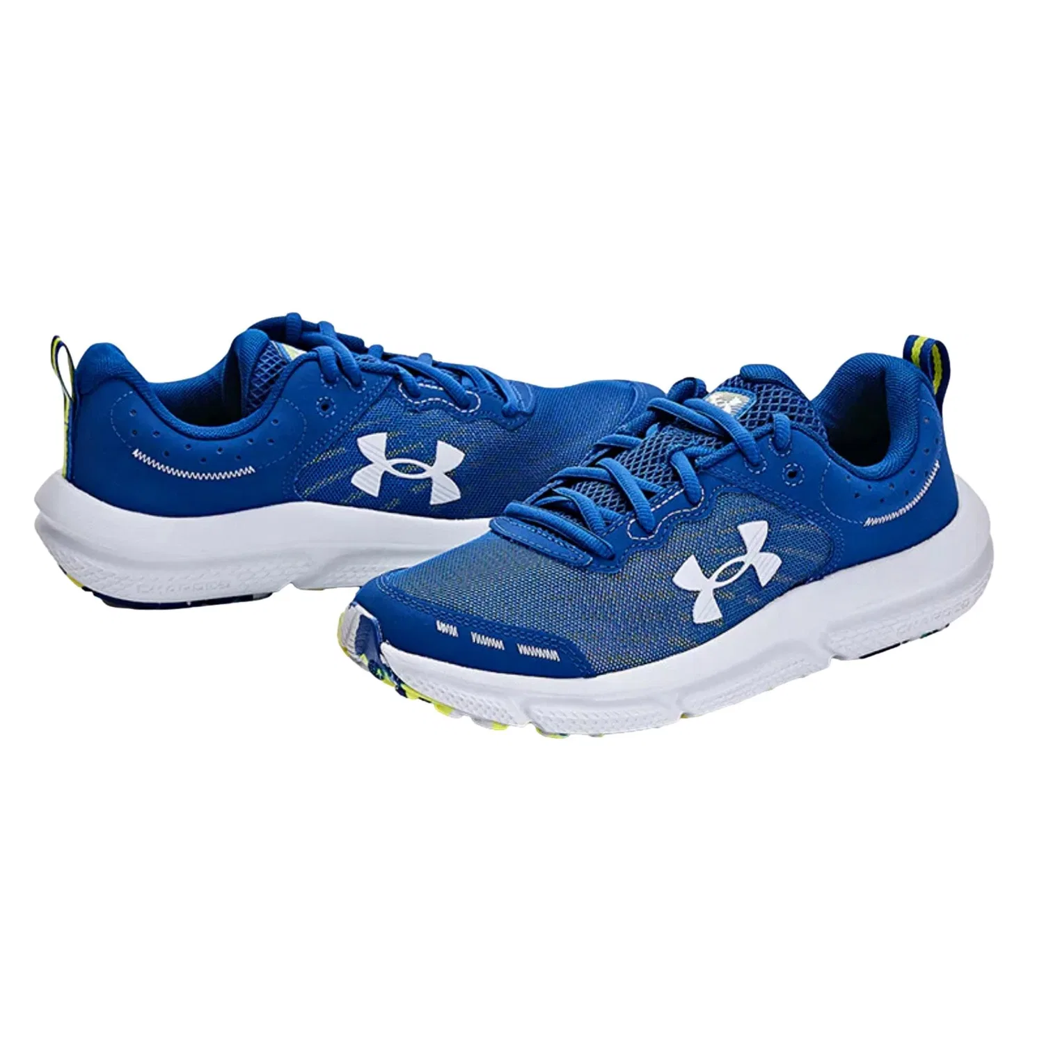 Under Armour BGS Assert 10 Blue / Yellow 3026182-400 Grade-School — фото 4